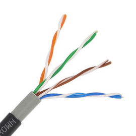 Kabel sieciowy wysokiej częstotliwości Cat5e Zewnętrzna skrętka 4P Opcjonalny kolor