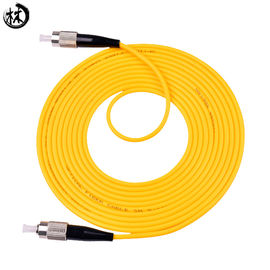 Żółty 3-metrowy przewód połączeniowy Upc Fc Sc, kabel światłowodowy Fc-Fc Niestandardowe długości