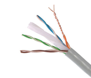Szybki kabel sieciowy UTP Cat6 Utp, zewnętrzny kabel Cat6 305 m PVC wewnętrzny