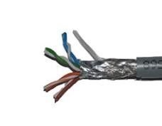 E- Jasny ekranowany wewnętrzny kabel sieciowy SFTP CAT6 STP Czysta miedź do systemu okablowania