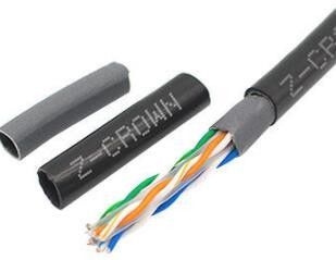 Zewnętrzny kabel sieciowy PVC Szary Czarny Długi czas użytkowania Przewód CCA / CU