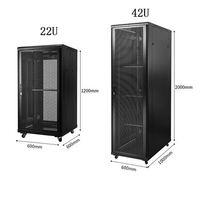 22U 42U Data Center Server Rack 19-calowa szafa sieciowa