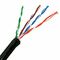 Kabel sieciowy wysokiej częstotliwości Cat5e Zewnętrzna skrętka 4P Opcjonalny kolor