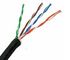 Kabel sieciowy Cat5e PVC wysokiej częstotliwości 4P skrętka Opcjonalny kolor