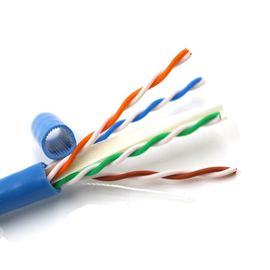 Izolacja HDPE Kabel Ethernet Cat6 Utp, zewnętrzny kabel Utp Cat6 23awg