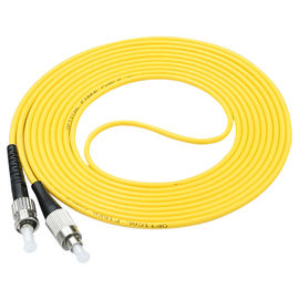 Jednomodowy kabel światłowodowy 3M / 5M / 10M SM Upc Dostosowana średnica kabla