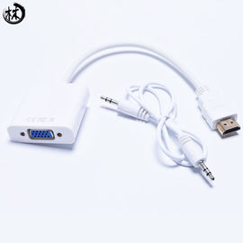 Kico 1080P Male To Female HDTV To VGA Cable Converter Adapter  With Audio Cable Provide OEM Service Factory Manufacturer