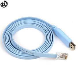 Niebieski kabel USB do RJ45 Niezbędny dodatek do Netgear, routera i przełączników Linksys