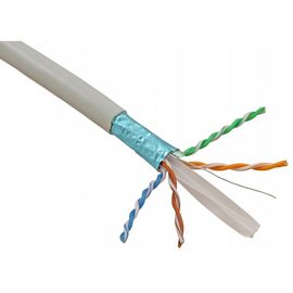 250 MHz FTP Zewnętrzny kabel Ethernet CAT6A Kurtka PVC / LSZH