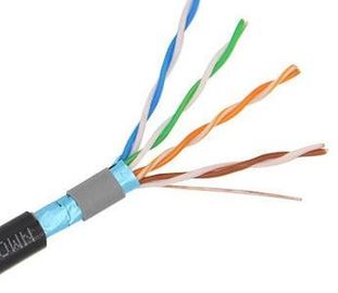 Kabel sieciowy S / FTP CAT6 500 MHz 4P + F Zewnętrzna kurtka LDPE ze skrętką