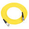 Jednomodowy kabel światłowodowy 3M / 5M / 10M SM Upc Dostosowana średnica kabla