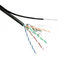 Cat5e Kabel sieciowy PVC PVC Podwójne kurtki Wodoodporny z litą gołą miedzią